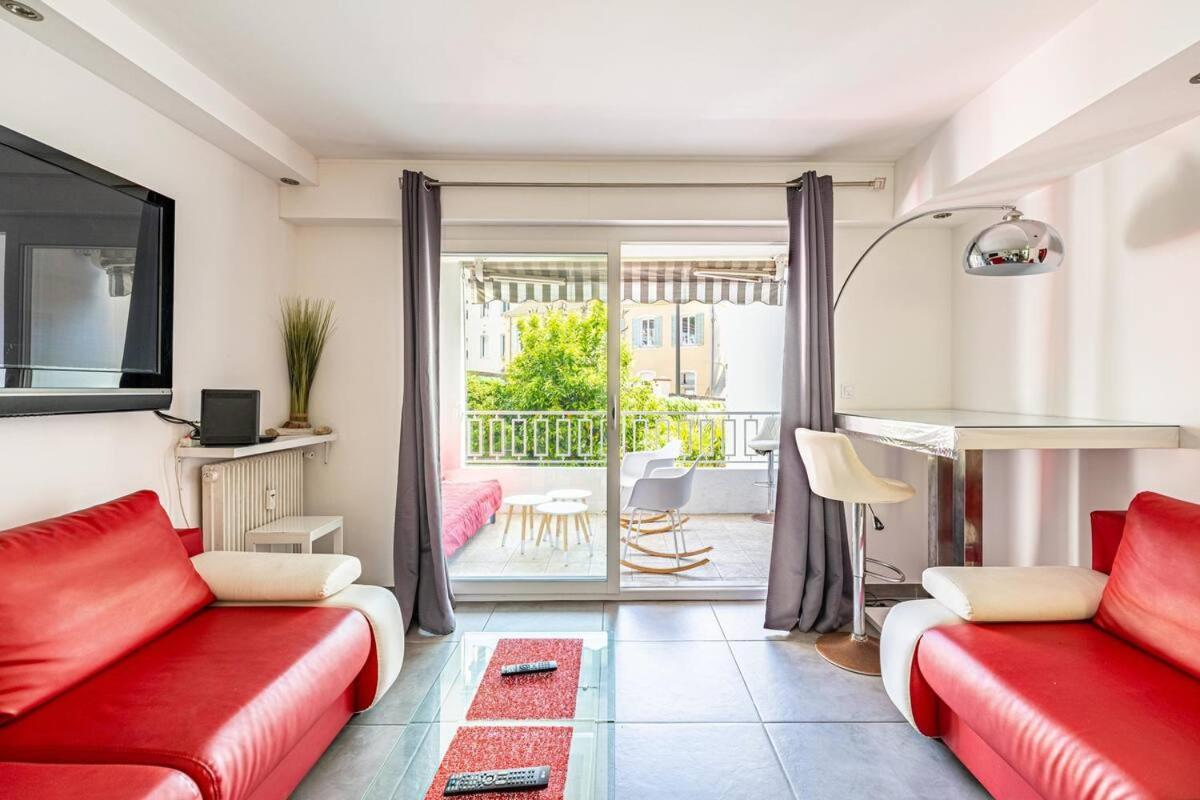 Superbe 3P 2Chambres, 2Terrasses Cannes Centre-Ville, 4 Min A Pied De La Croisette Sas-Meredith Loc Buitenkant foto